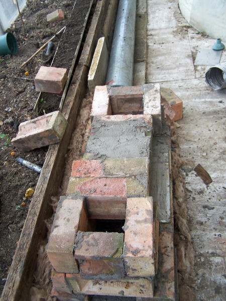 Second layer of bricks